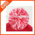 Großhandel Winter Hip Hop benutzerdefinierte Acryl stricken kostenlose Pom Beanie Hut